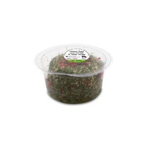 Chèvre frais aux herbes et  baies rouges