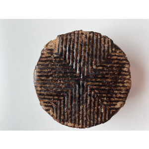 Spanischer Schafkäse mit schwarzem Knoblauch 390 g Laib