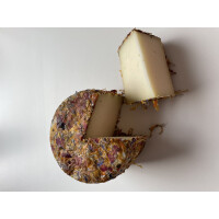 Spanischer Schafkäse mit Blüten 390 g Laib
