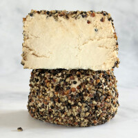 Chèvre frais aux poivre - Ziegenfrischkäse mit Pfeffer